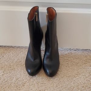 Louise et Cie Leather High-heeled Black Boots